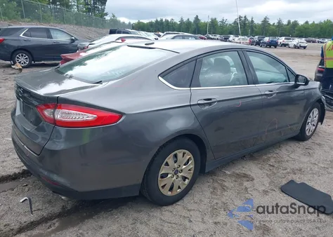 2013 Ford Fusion S из США, поврежденный, VIN 3FA6P0G76DR296498